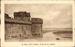 CPA Le Mont Saint Michel Tour De La Liberte