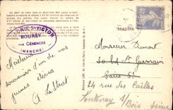 VINTAGE POSTCARD Mont Saint Michel the Tower Of Freedom