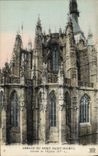 CPA Abbaye Du Mont Saint Michel Abside De l'Eglise
