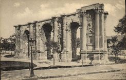 CPA Reims La Porte De Mars