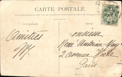 VINTAGE POSTCARD Rheims Rules De Colbert