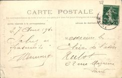 VINTAGE POSTCARD Rheims Town hall an Interior Sight