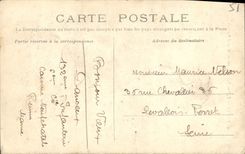 VINTAGE POSTCARD Rheims Church Saint Remi Large Gate