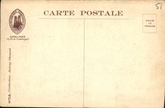 VINTAGE POSTCARD Rheims Principal Porch the virgin with the pier