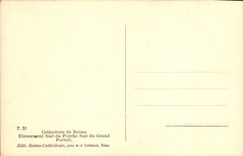 VINTAGE POSTCARD Cathedral Of Rheims Southern Splaying Of the Porch Of the Large Gate