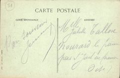 VINTAGE POSTCARD Rheims Town hall Sets fire to the Militaria on May 3rd, 1917