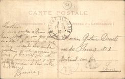 CPA Reims La Cathedrale (carte toilee)