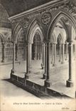 CPA Abbaye Du Mont Saint Michel Galerie Du Cloitre