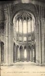 VINTAGE POSTCARD Abbey Of Mont Saint Michel the Chorus Of the Basilica