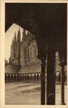 VINTAGE POSTCARD Soft France Mont Saint Michel Abbey the Cloister
