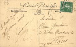 VINTAGE POSTCARD La Baule Seen Of the Beach