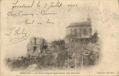 VINTAGE POSTCARD Mortain the Small Vault Saint Michel Dimensions Northern Is