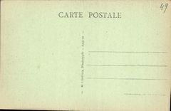 VINTAGE POSTCARD Montreuil Bellay Old Prioress of Nobis the Cloister