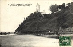 CPA St Florent Le Vieil La Greve de la Loire et le Coteau