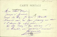 POSTAL Saumur de la VENDIMIA el Quay de Limoges visto de cara