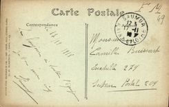 VINTAGE POSTCARD Saumur streets of Orleans and Balzac