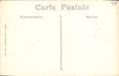 POSTAL Saumur de la VENDIMIA vista del Quay de los árboles de castaña