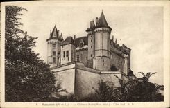 CPA Saumur Le Chateau Facade sud