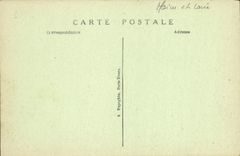 VINTAGE POSTCARD Saumur Castle and the Loire Seen of the Quay of the Chestnut tree