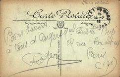 VINTAGE POSTCARD Angers the Boulevard of the Castle (animation)