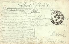 VINTAGE POSTCARD Saumur the Castle Seen from of the chestnut tree