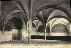 CPA Fontevrault Ancienne Abbaye Salle Capitulaire