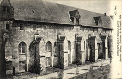 CPA Ancienne Abbaye Exterieur de la Grande Salle