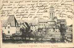 CPA Fontevrault Abbaye de Vue De l'abside de l'Eglise