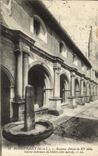 CPA Fontevrault Ancienne Abbaye du 11eme Galerie interieure du cloitre