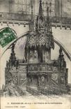 VINTAGE POSTCARD Angers the Pulpit of the Cathedral