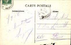 VINTAGE POSTCARD Angers the castle of king de Pologne