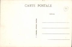 POSTAL La Baule de la VENDIMIA en el mar la explanada del casino delante de la ermita