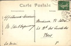 VINTAGE POSTCARD Holy Lo View Taken of Cliff