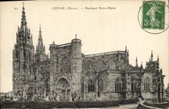 VINTAGE POSTCARD Notre Dame of the Spine Notre Dame Basilica
