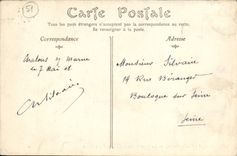 VINTAGE POSTCARD Lepine Main street and the Notre Dame Church