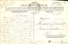 VINTAGE POSTCARD Dormans Seen from of the Bridge of the Railroad