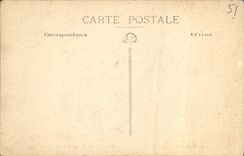 VINTAGE POSTCARD Rheims In Ruins Large Gate of the Cathedral