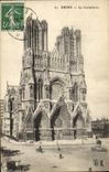CPA Reims La Cathedrale 
