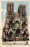 CPA Reims La Cathedrale 