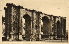 CPA Reims La porte de Mars