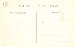 VINTAGE POSTCARD Rheims the Cathedral Apse and Bedside Galleries and paring arcs of the bedside