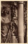 VINTAGE POSTCARD Rheims Cathedral Philippe Northern Auguste Croisillon of the transept