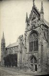 VINTAGE POSTCARD Rheims Latiral Gate of the Church Saint Remi
