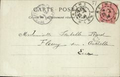 CPA Reims Facade de la Cathedrale