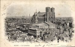 CPA Reims Cathedrale 