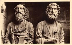 CPA Reims La Cathedrale de Portail du Jugement Dernier Saint Paul et Saint Jacques