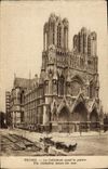 CPA Reims La Cathedrale Avant la Guerre