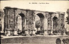 CPA Reims La Porte Mars