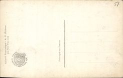 VINTAGE POSTCARD Rheims the Fire Of the Militaria Cathedral