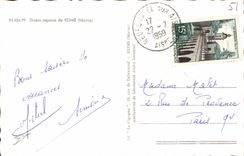 CPM Reims Divers aspects de la cathedrale